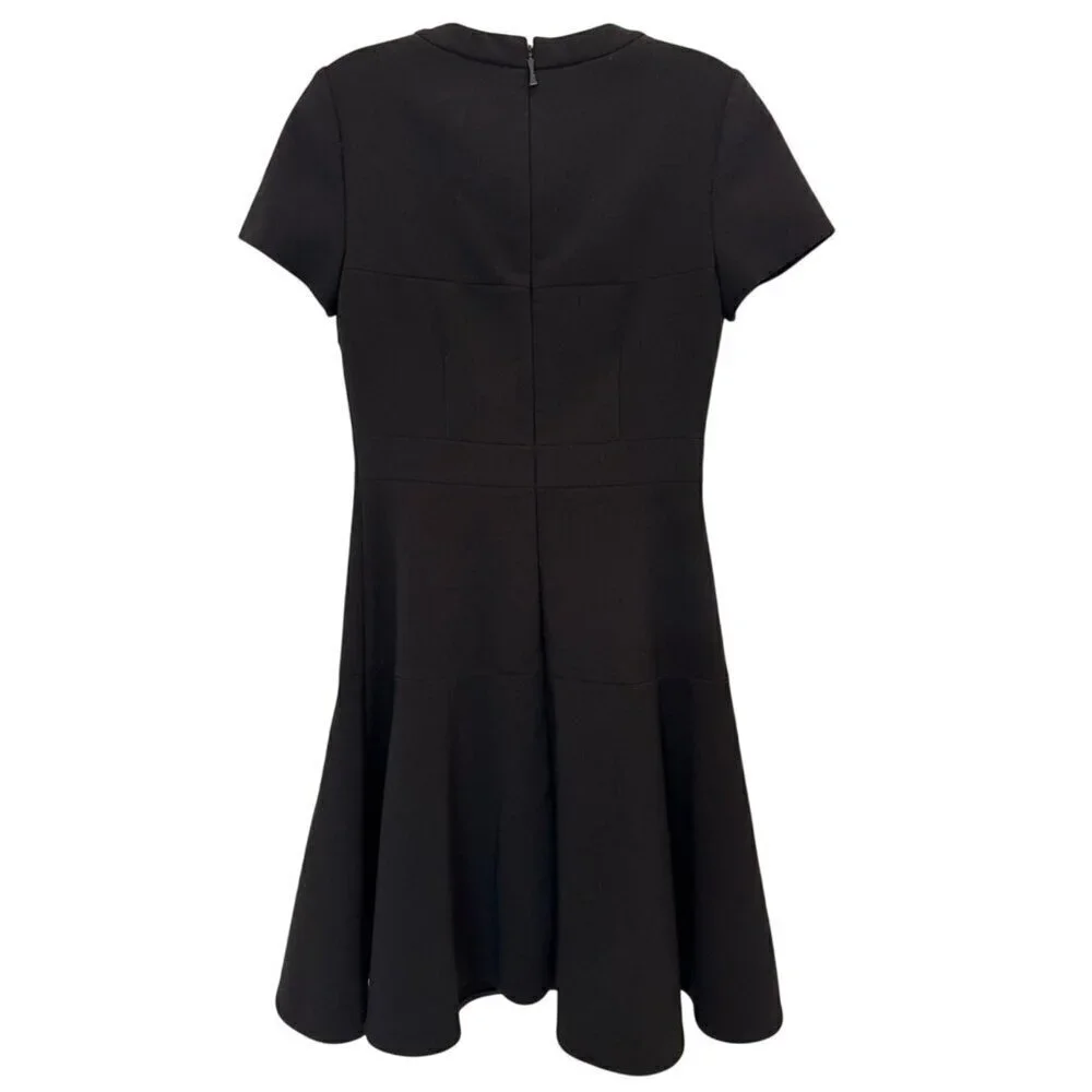 Kate Spade Black Jazz Things Up Crepe Flip Dress Size 2